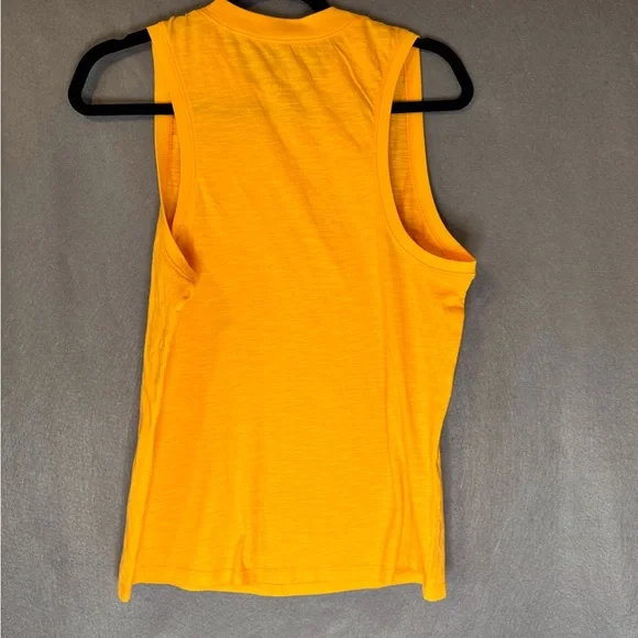 Alpine Women's Vibrant Yellow Muscle Tee. NWT. - Picture 5 of 5